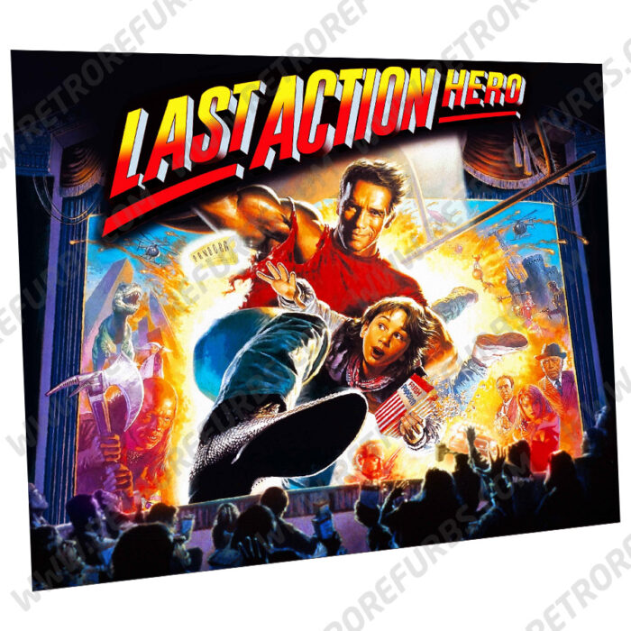 Last Action Hero Alternate Pinball Translite not Backglass but Flipper Alternative Display for Data East