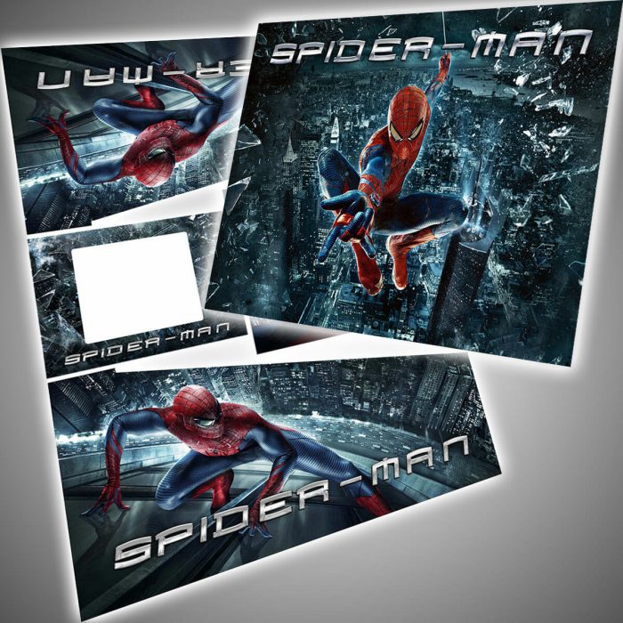 Spider Man City Edition Makeover Kit Translite Decals Package Flipper
