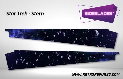 Stern Star Trek Pinball SideBlades Inside Decals Sideboard Art Pin Blades