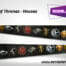 Game of Thrones Houses Pinball Side Blades Inside Art Flipper Pin Blades