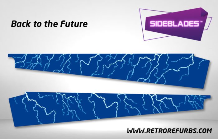 Back To The Future SideBlades Inner Inside Art Pin Blades Data East