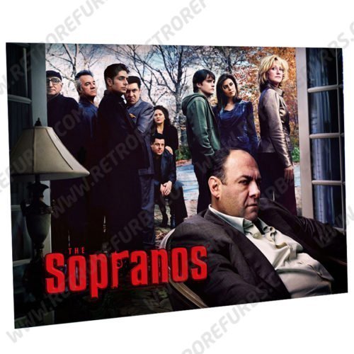 The Sopranos Tony Alternate Pinball Translite Alternative Flipper Backglass