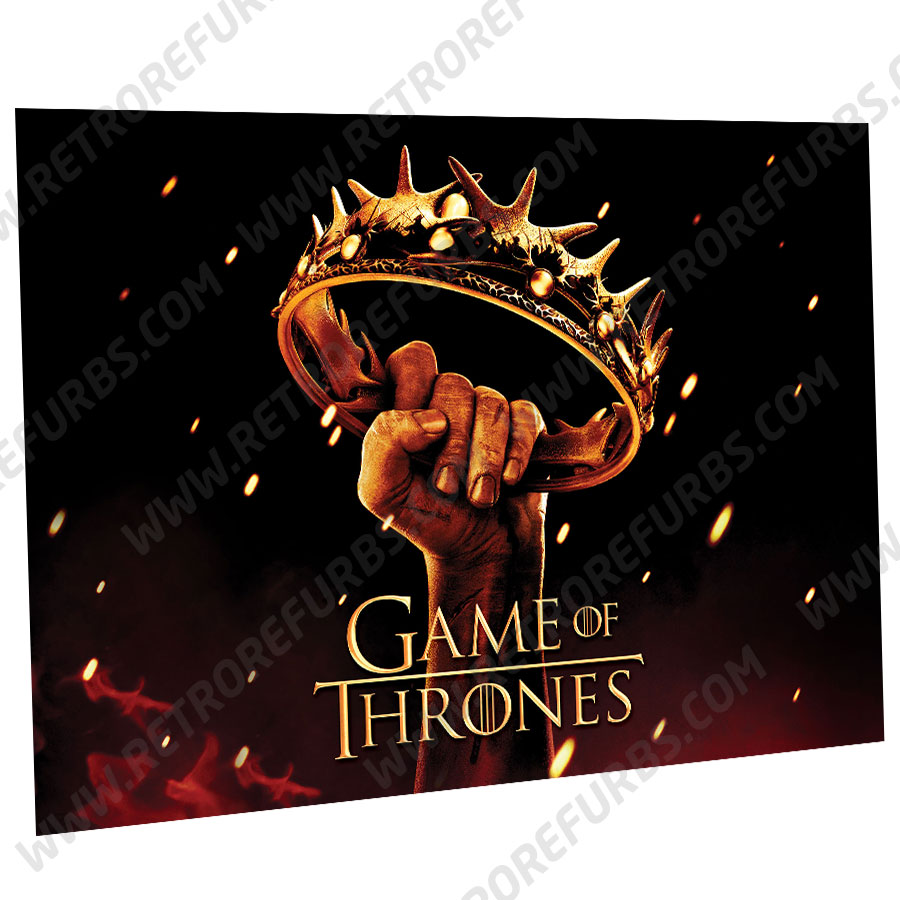 Game of Thrones Alternate Pinball Translite Alternative Flipper Backglass Stern
