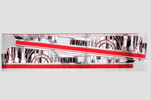 Terminator 2 Pinball Real Mirror Chrome Side Blades Inside Art Sideboard Decals Chrome Edition