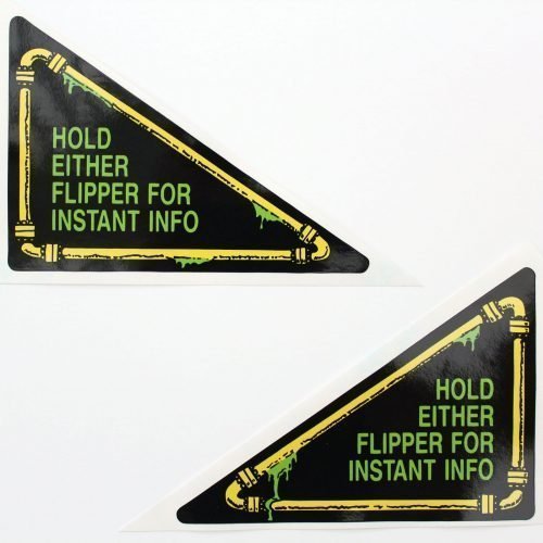 Teenage Mutant Ninja Turtles Pinball Flipper Apron Decals Stickers 01