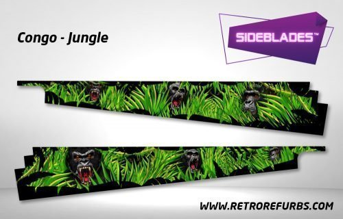Congo Jungle Sideblades Inside Inner Art Decals Sideboard Art Pin Blades