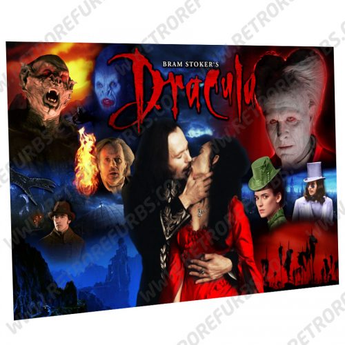 Bram Stokers Dracula Movie Montage 1 Alternate Pinball Translite Alternative Flipper Backglass