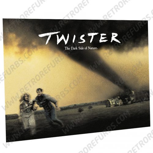 Twister Movie Alternate Pinball Translite Alternative Flipper Backglass