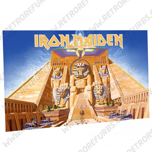 Iron Maiden Powerslave Alternate Pinball Translite Backglass Flipper Display by Retro Refurbs