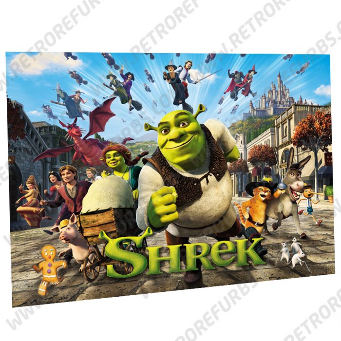 Shrek Alternate Pinball Translite Backglass Flipper Display by Retro Refurbs