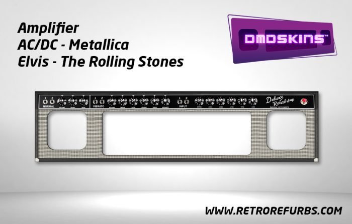 Amplifier Pinball DMDSkin Speaker Panel Overlay DMD Artwork Decal