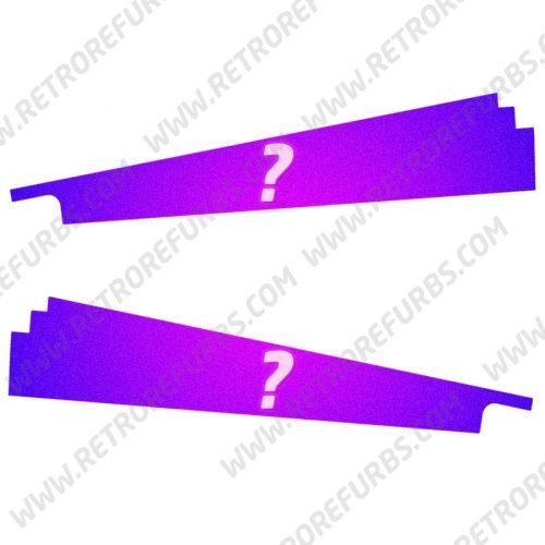 Custom Artwork Printing Pinball Side Blades Inside Art Side Board Decals by Retro Refurbs