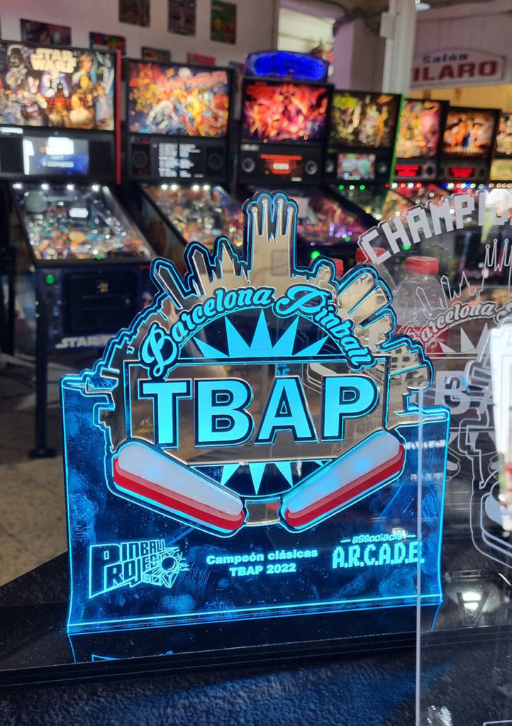 One of the TBAP's many trophies - this one is for the Classics champion