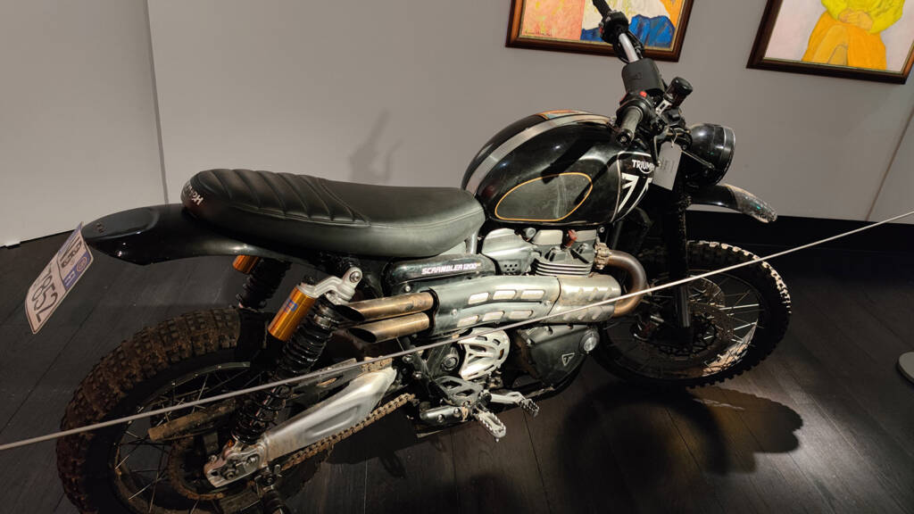 One of the stunt bikes used in the film