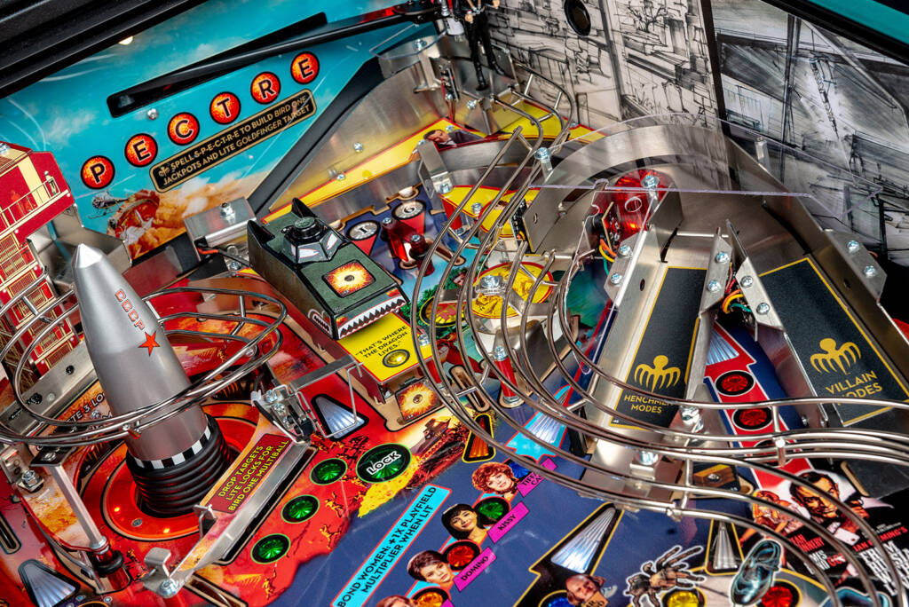 The top-right of the playfield