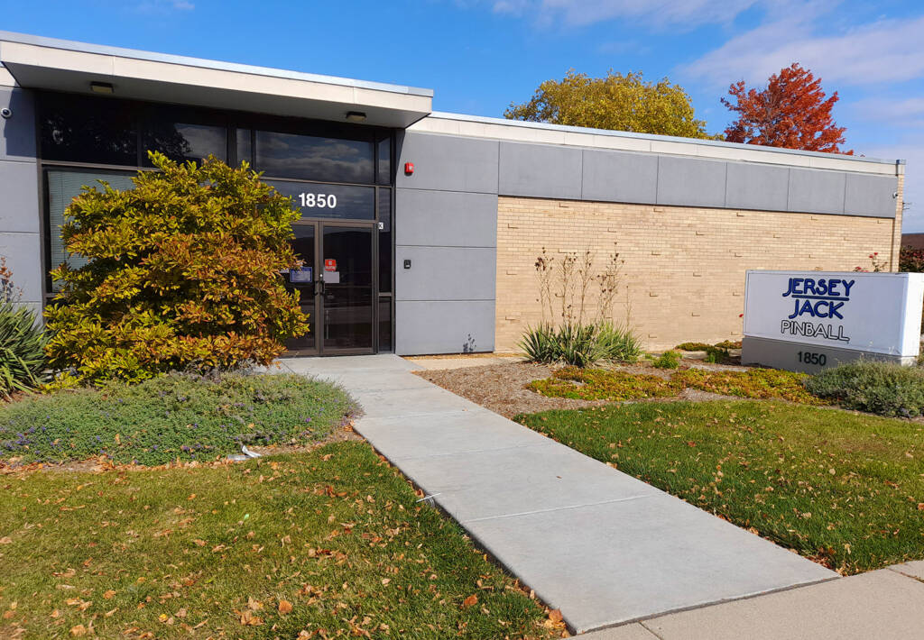 The Jersey Jack Pinball factory in Elk Grove Village