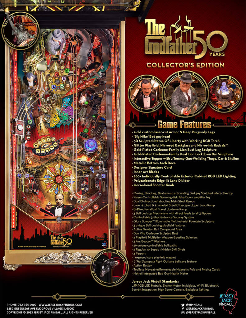 The back of the flyer for the Collector's Edition