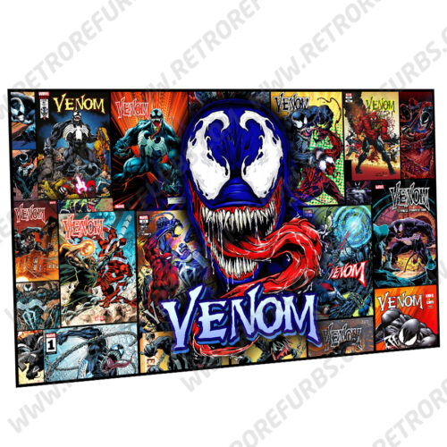 Venom Alternate Pinball Translite Flipper Backglass Display for Stern