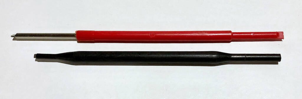 Two of the most used adjusters from a CB radio alignment tool kit