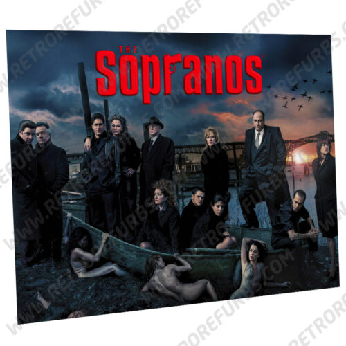 The Sopranos Cast Alternate Pinball Translite Alternative Flipper Backglass