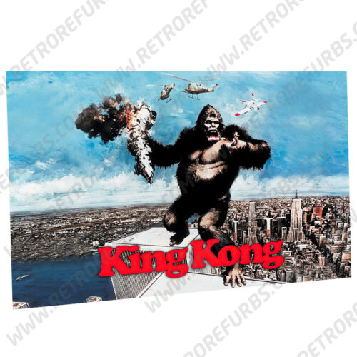 King Kong 1976 Alternate Pinball Translite Flipper Backglass Display for Stern