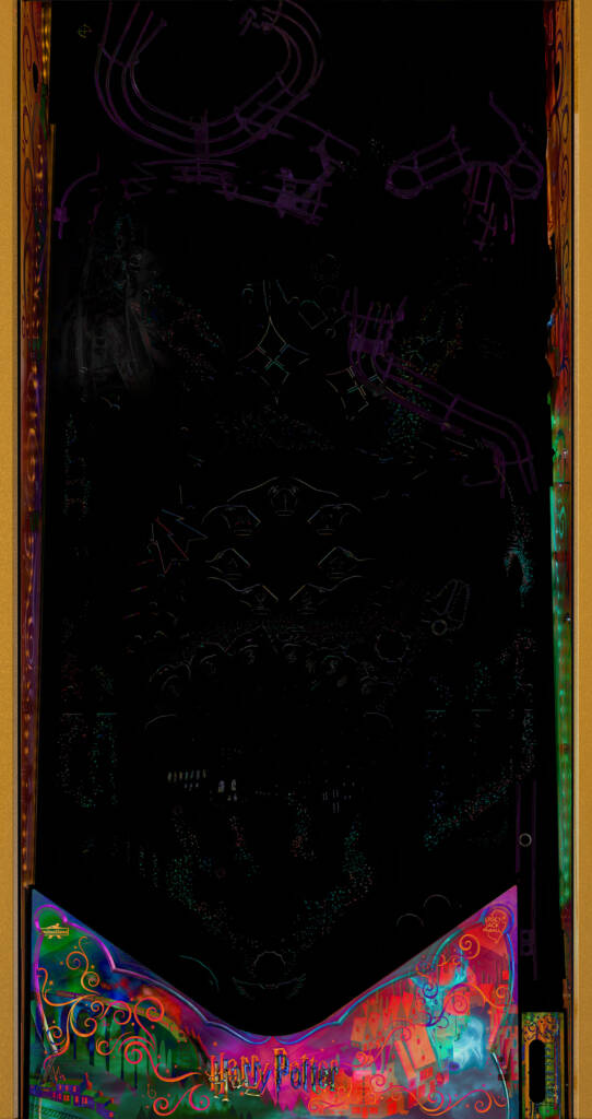 The difference map comparing the Collector's Edition and the Arcade Edition