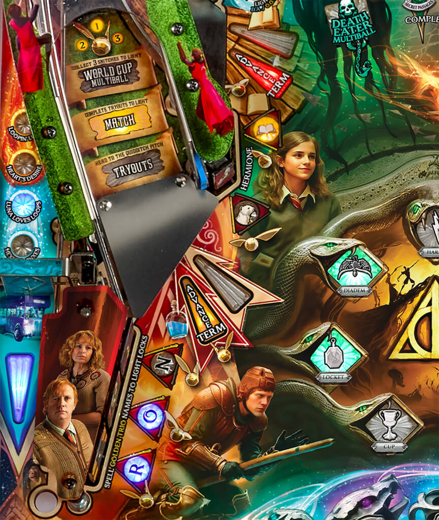 The left centre of the playfield
