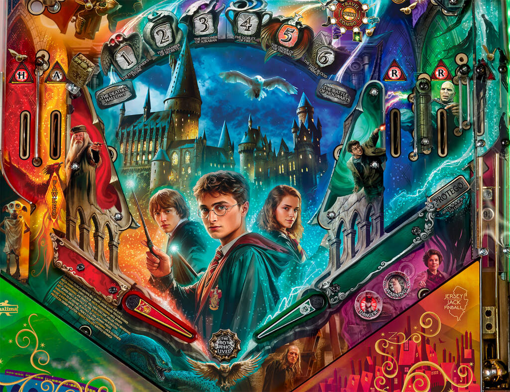 The bottom of the playfield