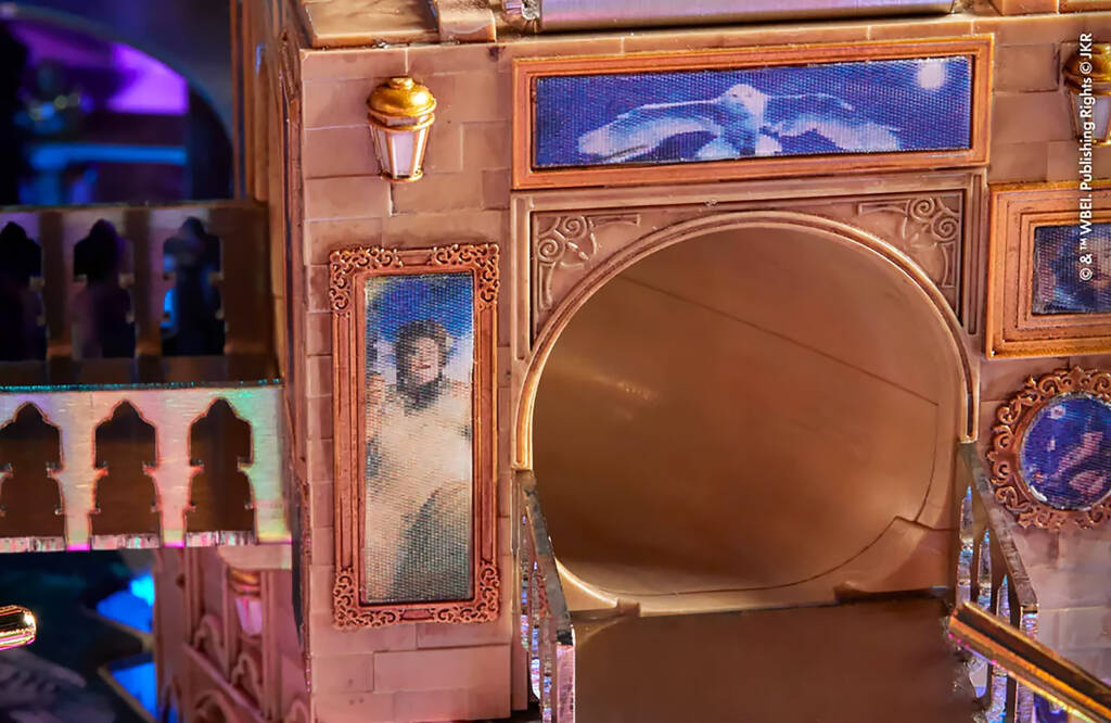 The lenticular changing pictures
