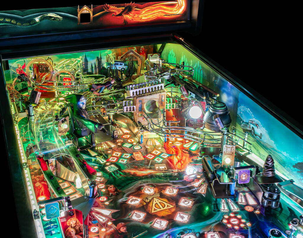 The upper part of the playfield