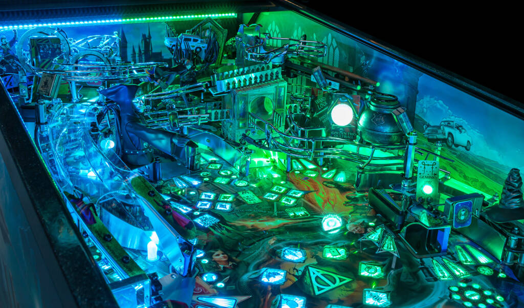 Green/blue lighting effects