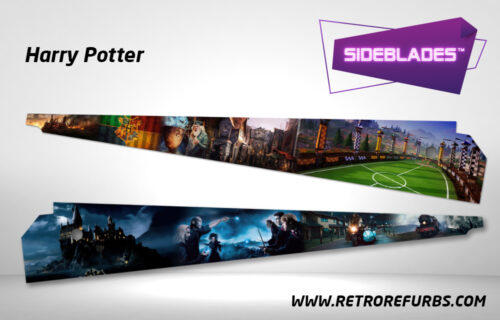 Harry Potter Pinball Side Blades Inside Inner Art Decals Sideboard Art Pin Blades for Jersey Jack Pinball Machine
