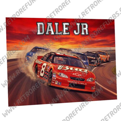 Dale Jr Alternate Pinball Translite Backglass Flipper Display by Retro Refurbs