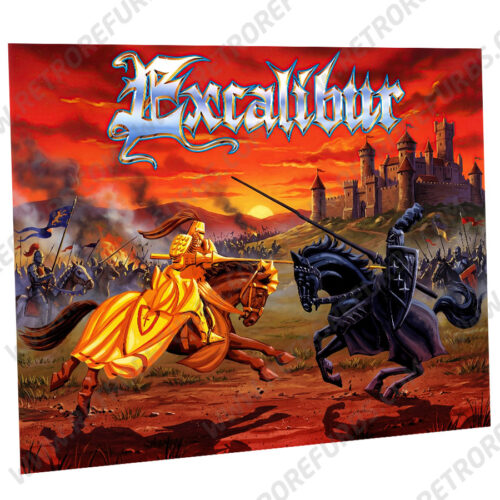 Excalibur Alternate Pinball Translite Backglass Flipper Display by Retro Refurbs