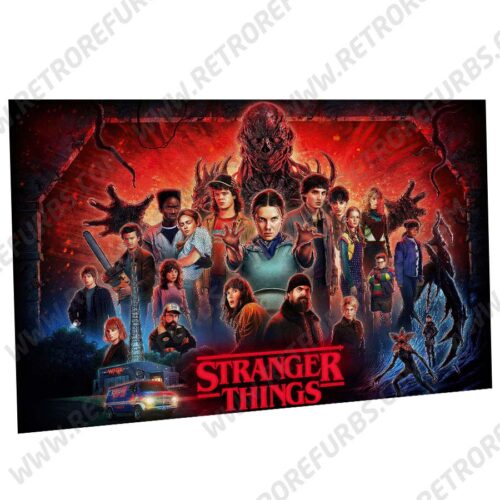 Stranger Things Season 5 Alternate Pinball Translite Backglass Flipper Display for Stern Pinball Game by Retro Refurbs