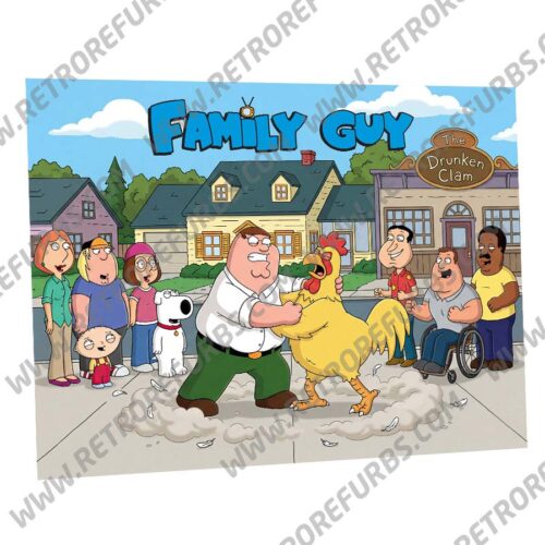 Family Guy Chicken Alternate Stern Pinball Translite Flipper Backglass