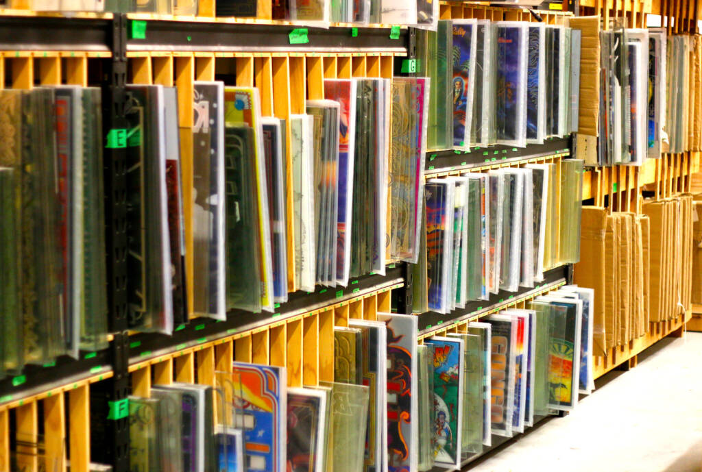 Some of the backglasses produced by CPR