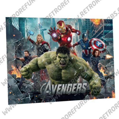 The Avengers 2012 Alternate Stern Pinball Translite Flipper Backglass