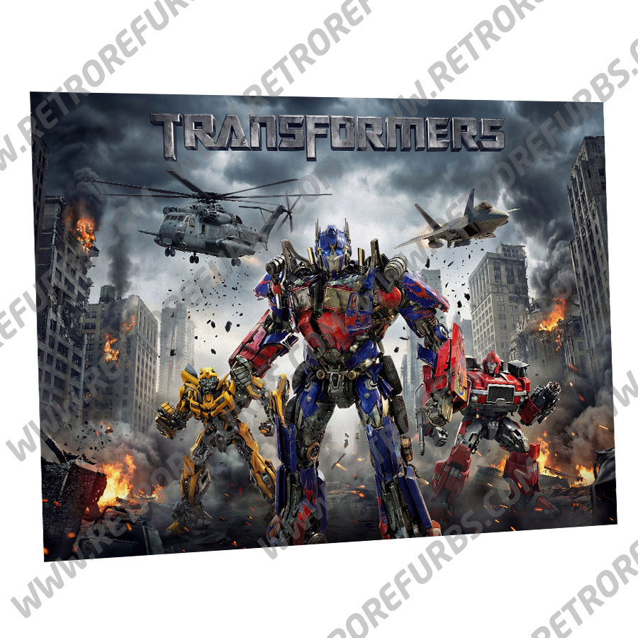 Transformers Alternate Stern Pinball Translite Flipper Backglass