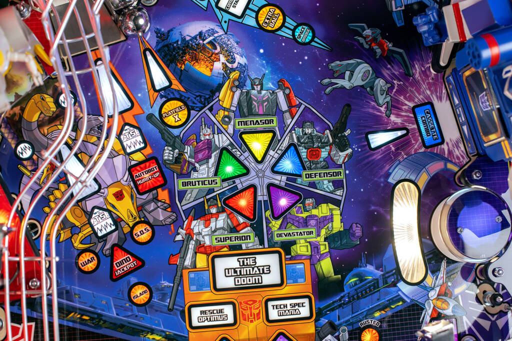 The central playfield area